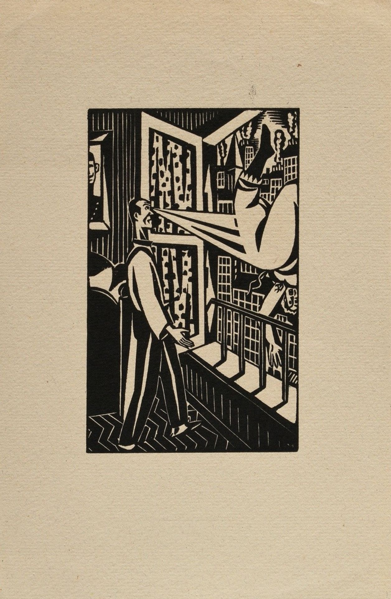 10 Various Masereel, Frans (1889-1972) and Felixmüller, Conrad (1897-1977) a.o. "Illustration to Ca - Image 8 of 14