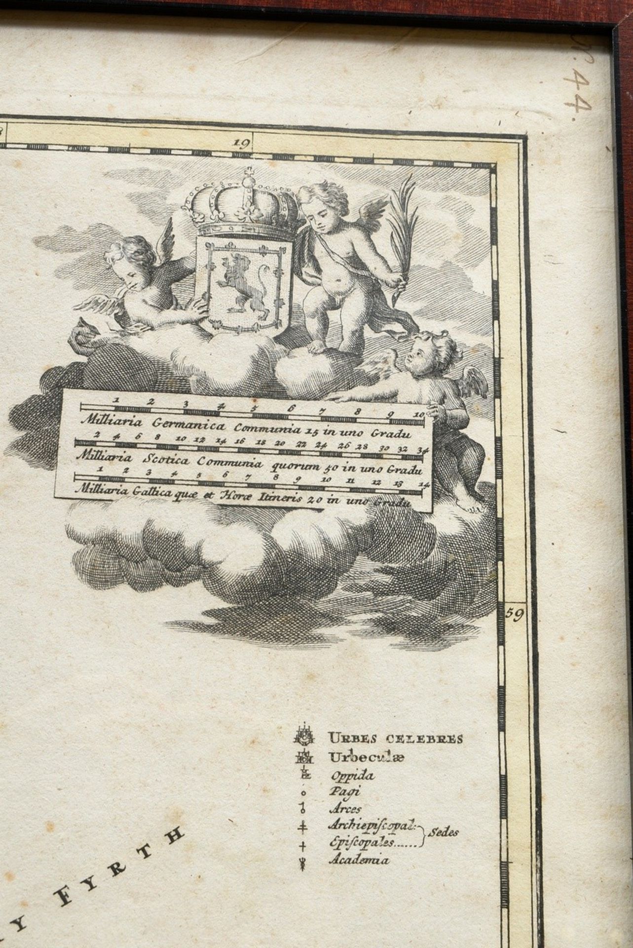 Homann, Johann Baptist (1664-1724) "Magnae Britanniae, Regnum Scotiae..." (Schottland) , color. Kup - Bild 4 aus 4