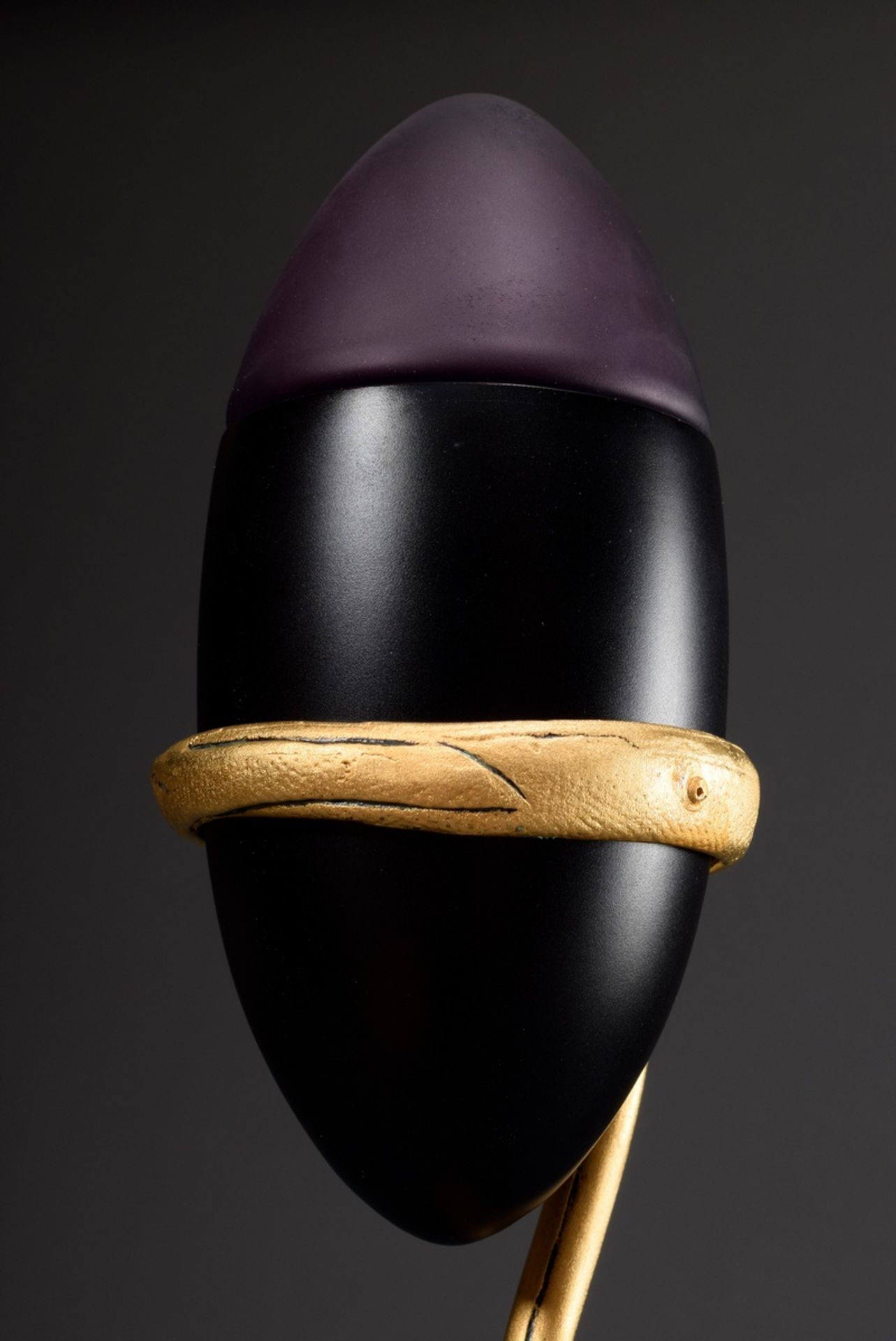 Wunderlich, Paul (1927-2010) "Ellipsoid" 1978, Rosenthal limited art series, porcelain/gilt bronze/ - Image 5 of 9