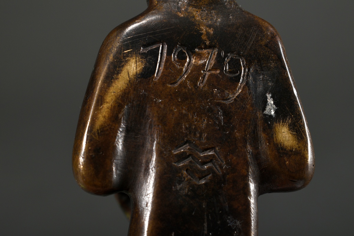 3 Various Maetzel, Monika (1917-2010) figure groups "Mother with child" , bronze patinated/ceramic  - Image 4 of 6