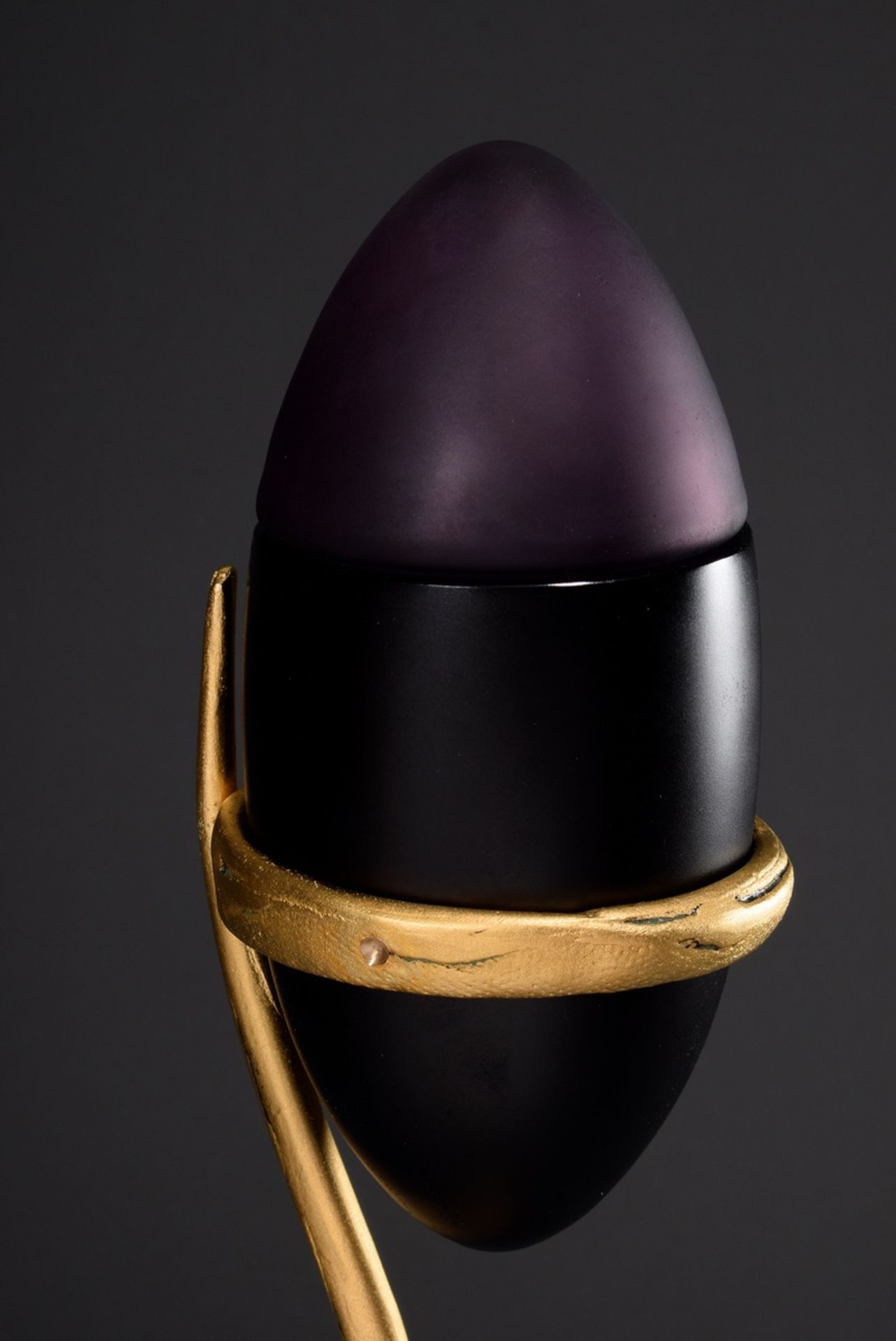 Wunderlich, Paul (1927-2010) "Ellipsoid" 1978, Rosenthal limited art series, porcelain/gilt bronze/ - Image 2 of 9