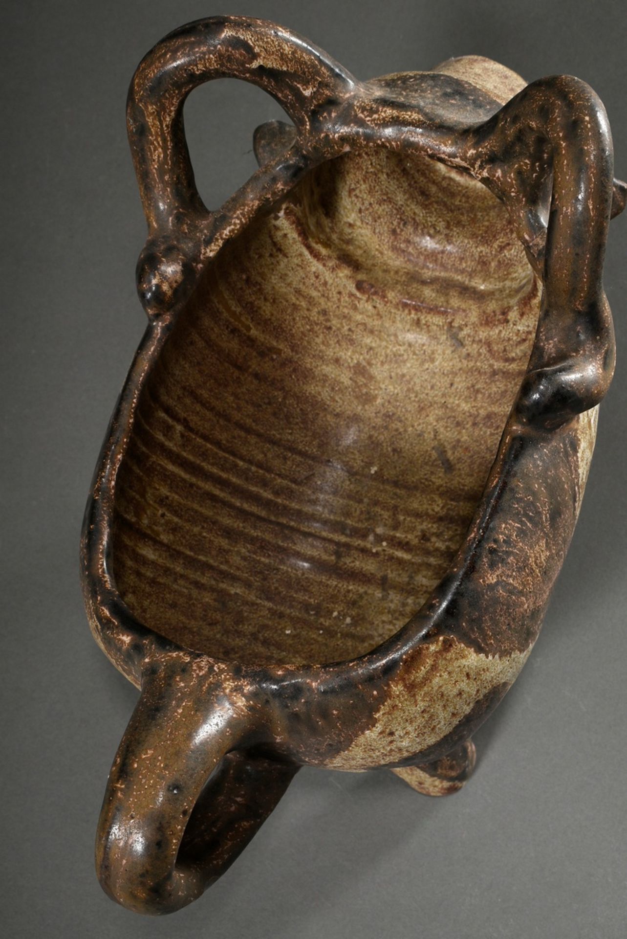 Maetzel, Monika (1917-2010) studio ceramics vessel in animal form "bull", ceramic white/brown glaze - Image 5 of 6