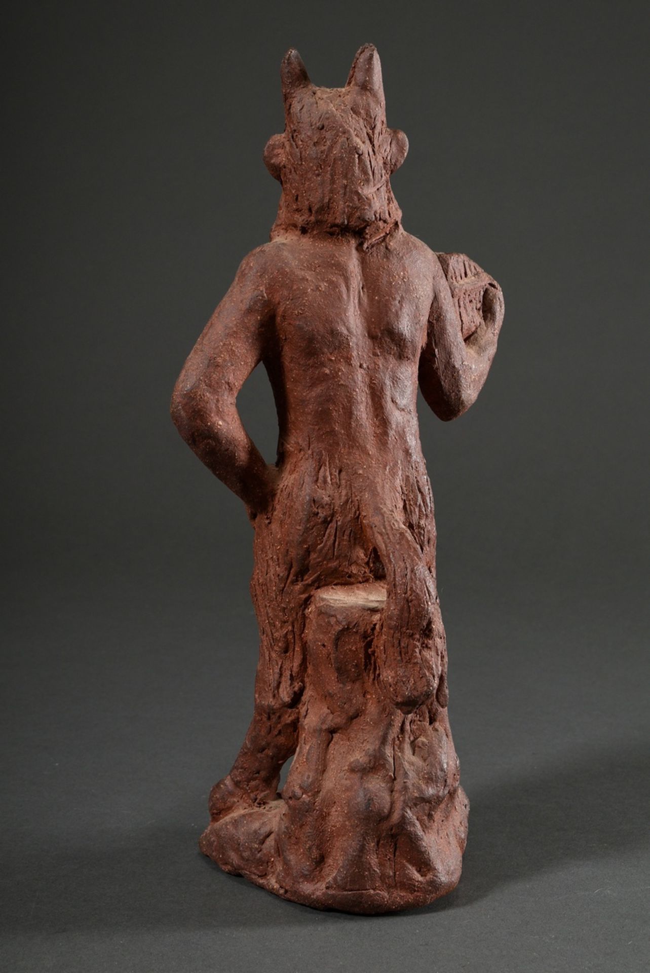 5 Diverse Maetzel, Monika (1917-2010) mythologische Figuren 2x "Pan mit Flöte", 2x "Satyr und Nymph - Bild 3 aus 13