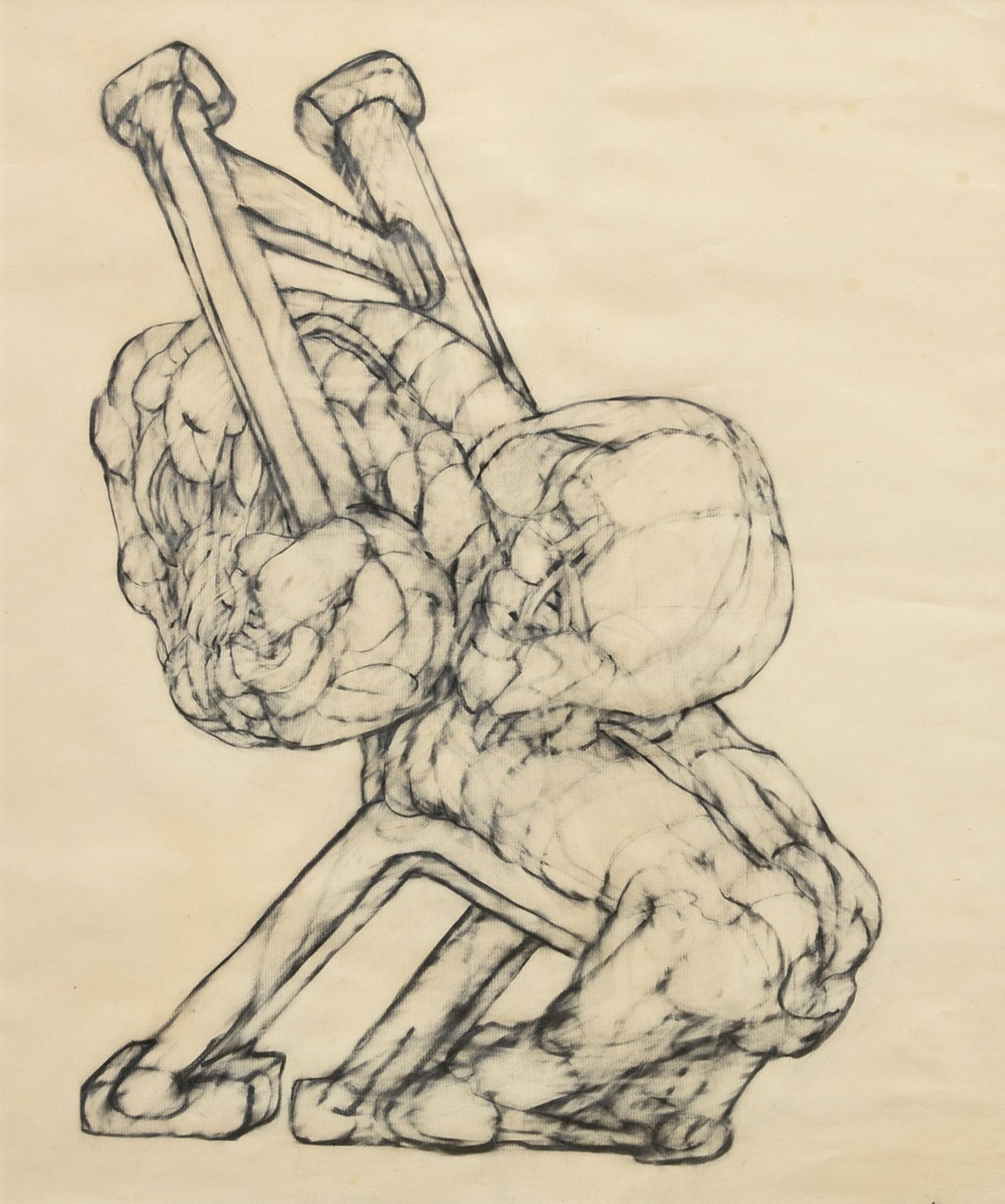 Hoflehner, Rudolf (1916-1995) "Entwurf für eine Plastik" 1973, Bleistift, u.r. sign./dat., 58,5x48,