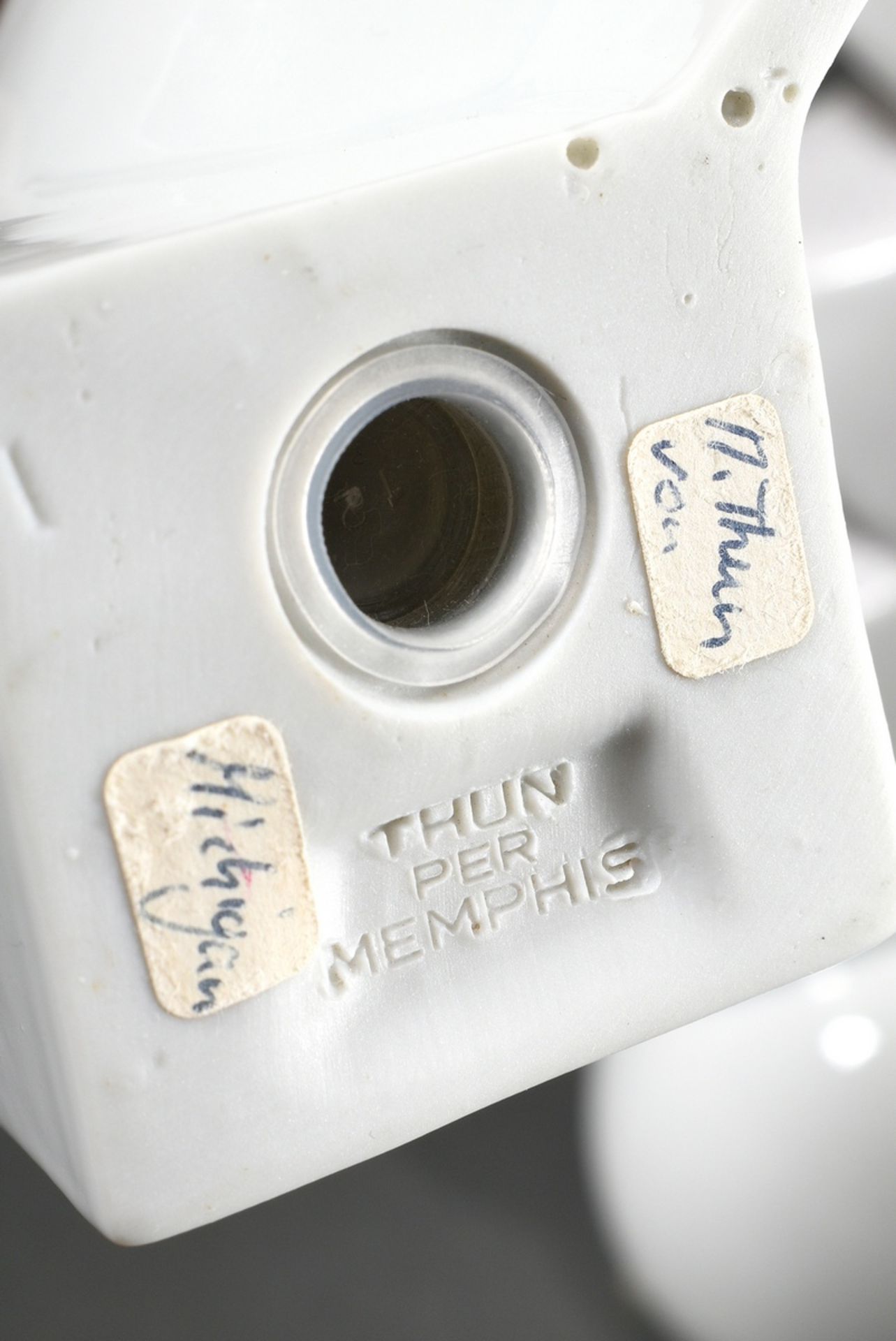 5 Various Memphis Design objects, designed by Matteo Thun in 1982, porcelain with speckled silkscre - Image 5 of 6