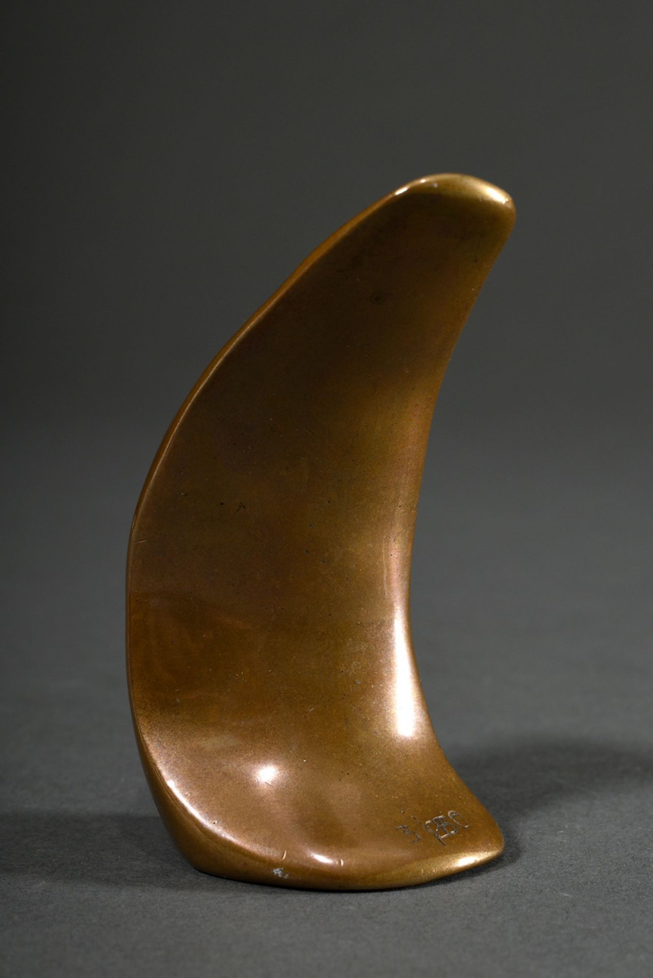 Tanari, Louis (*1940) "Sein", Bronze, 3/250, Boden sign./num., H. 8,6cm - Bild 2 aus 4