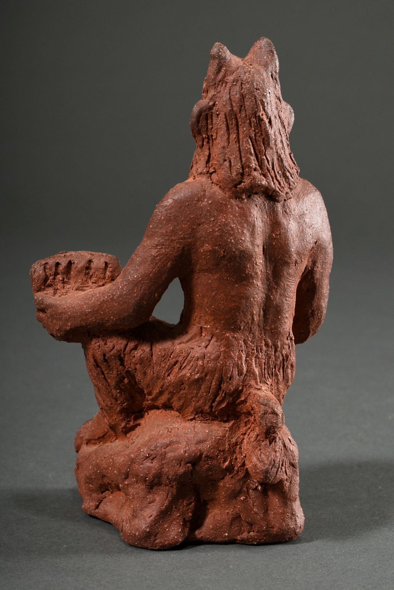 5 Diverse Maetzel, Monika (1917-2010) mythologische Figuren 2x "Pan mit Flöte", 2x "Satyr und Nymph - Bild 11 aus 13