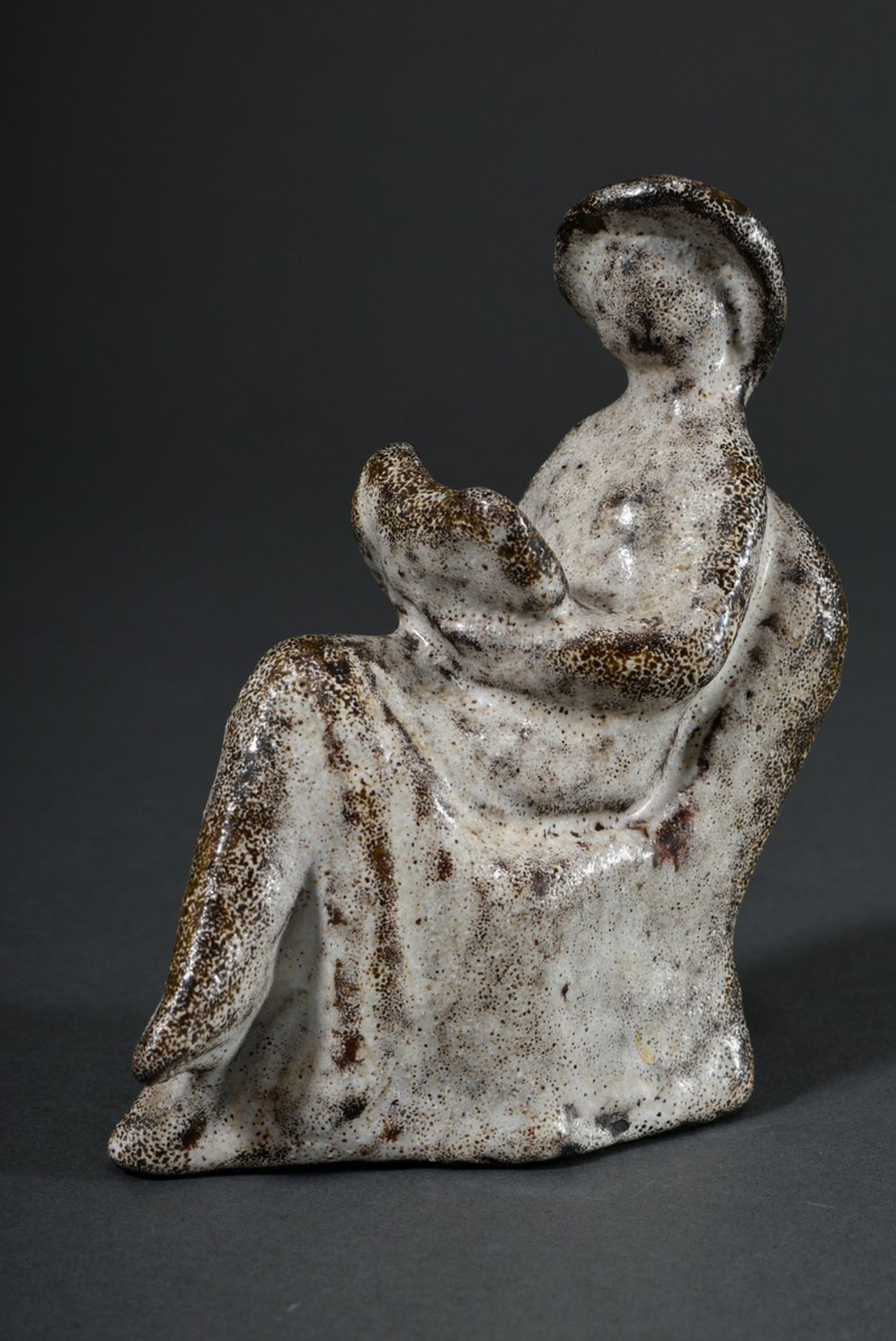 3 Various Maetzel, Monika (1917-2010) figures "Resting woman", "Woman with hat and book on chair" a - Image 9 of 11