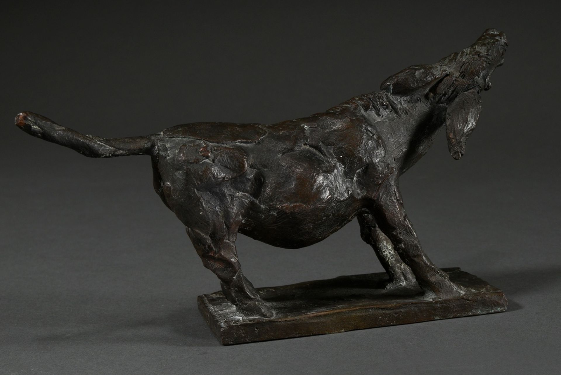 Reuter, Erich Fritz (1911-1997) "Esel" 1974, Bronze, Plinthe signiert, Guss Barth Rinteln, num. III - Bild 2 aus 8