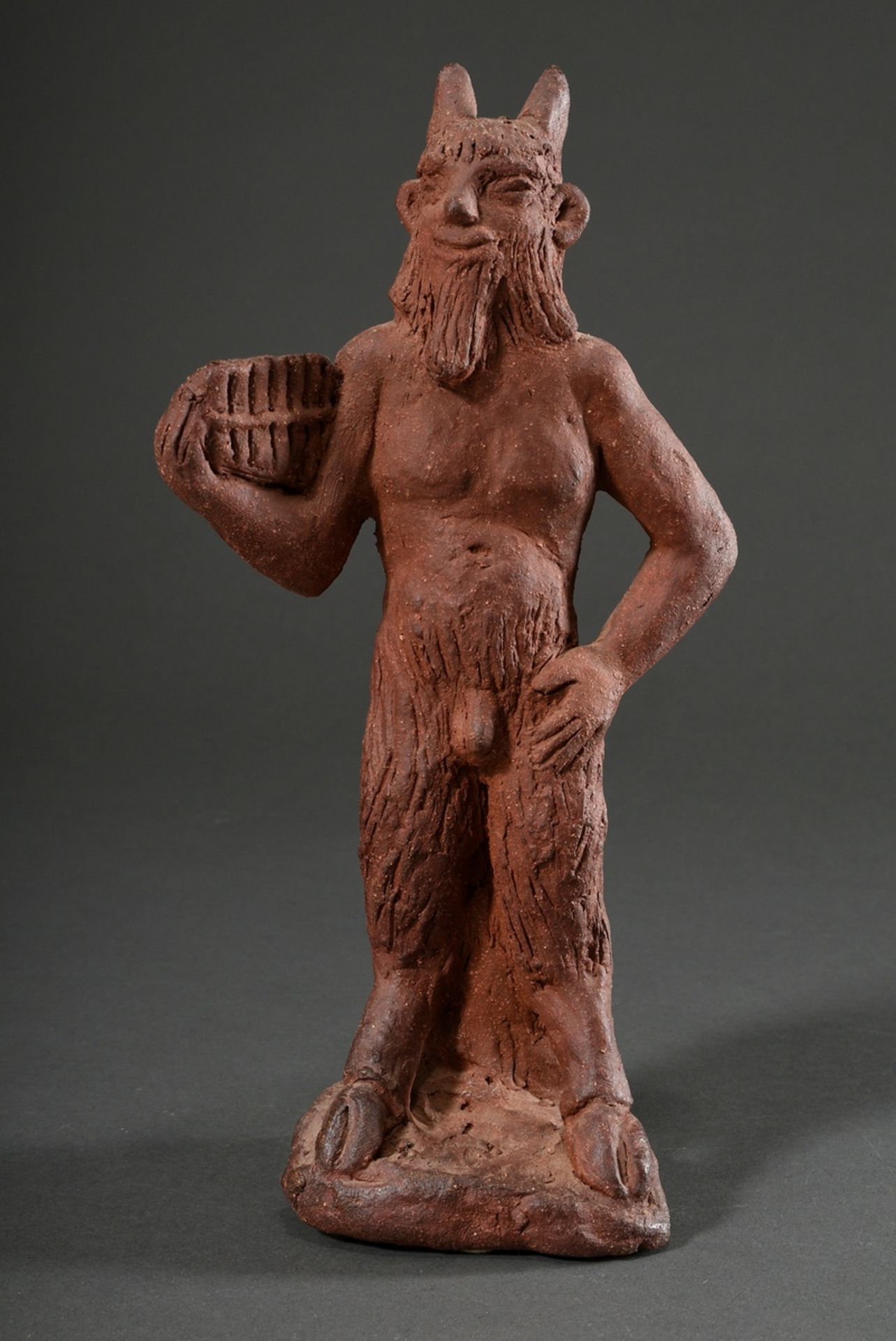 5 Diverse Maetzel, Monika (1917-2010) mythologische Figuren 2x "Pan mit Flöte", 2x "Satyr und Nymph - Bild 2 aus 13