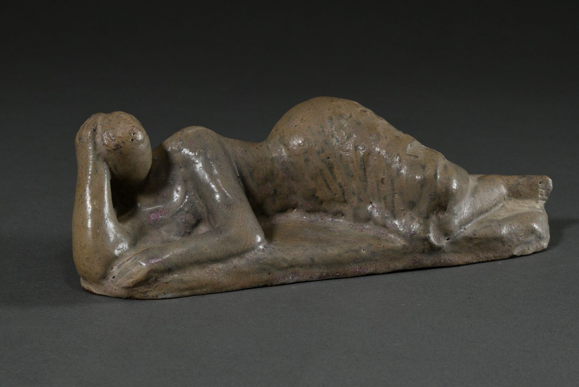 3 Various Maetzel, Monika (1917-2010) figures "Mother with child in lap", "Lying woman" and "Sittin - Image 3 of 11