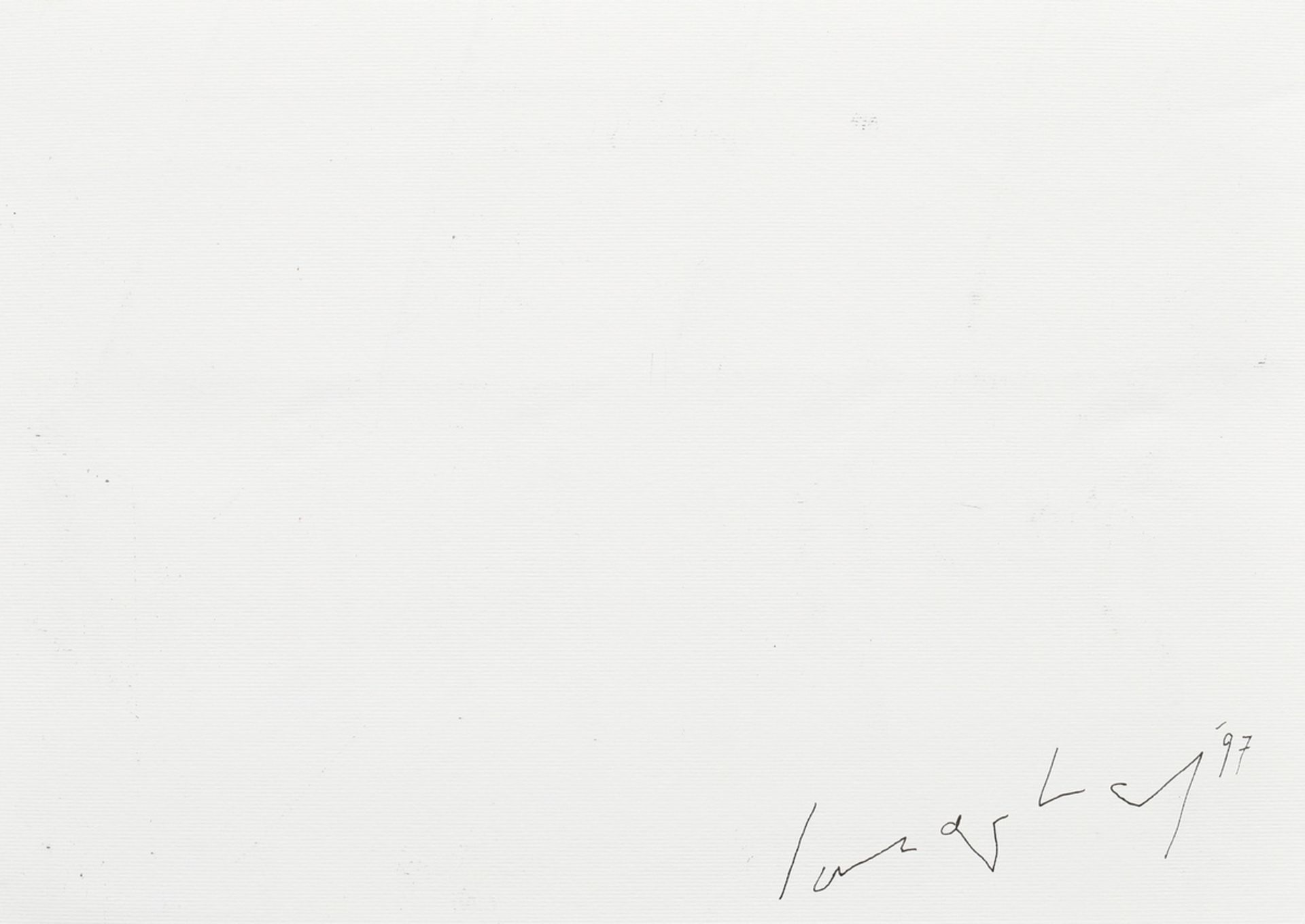 Sonderborg, Kurt Rudolf H. (1923-2008) "o.T." 1997, Tusche/Papier, verso sign./dat., 21x29,7cm - Bild 2 aus 3