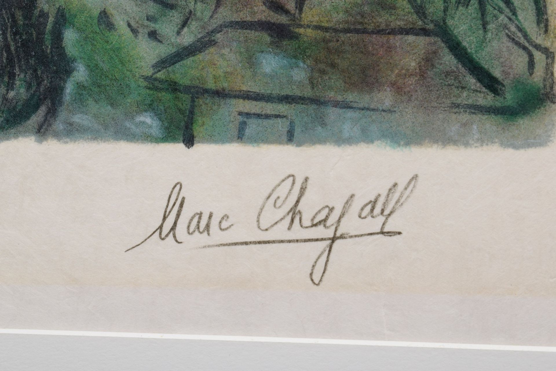 Chagall, Marc (1887-1985) „Bouquet de Fleurs“, Farblithographie, XXXIV/CCL, u. Stempelsign./num., v - Bild 3 aus 7