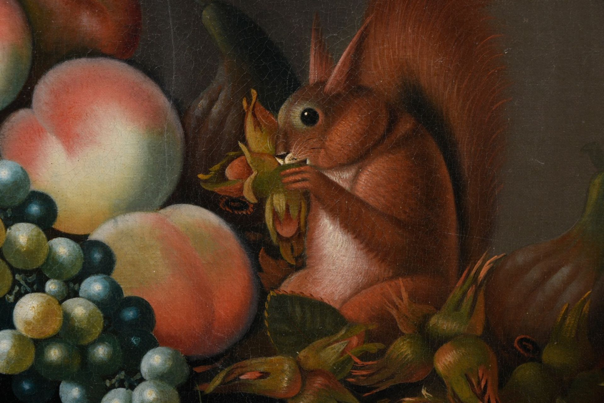 Stranovius, Tobias (1684-1756) Succession "Still Life of Fruit with Butterflies and Squirrels", oil - Image 3 of 7