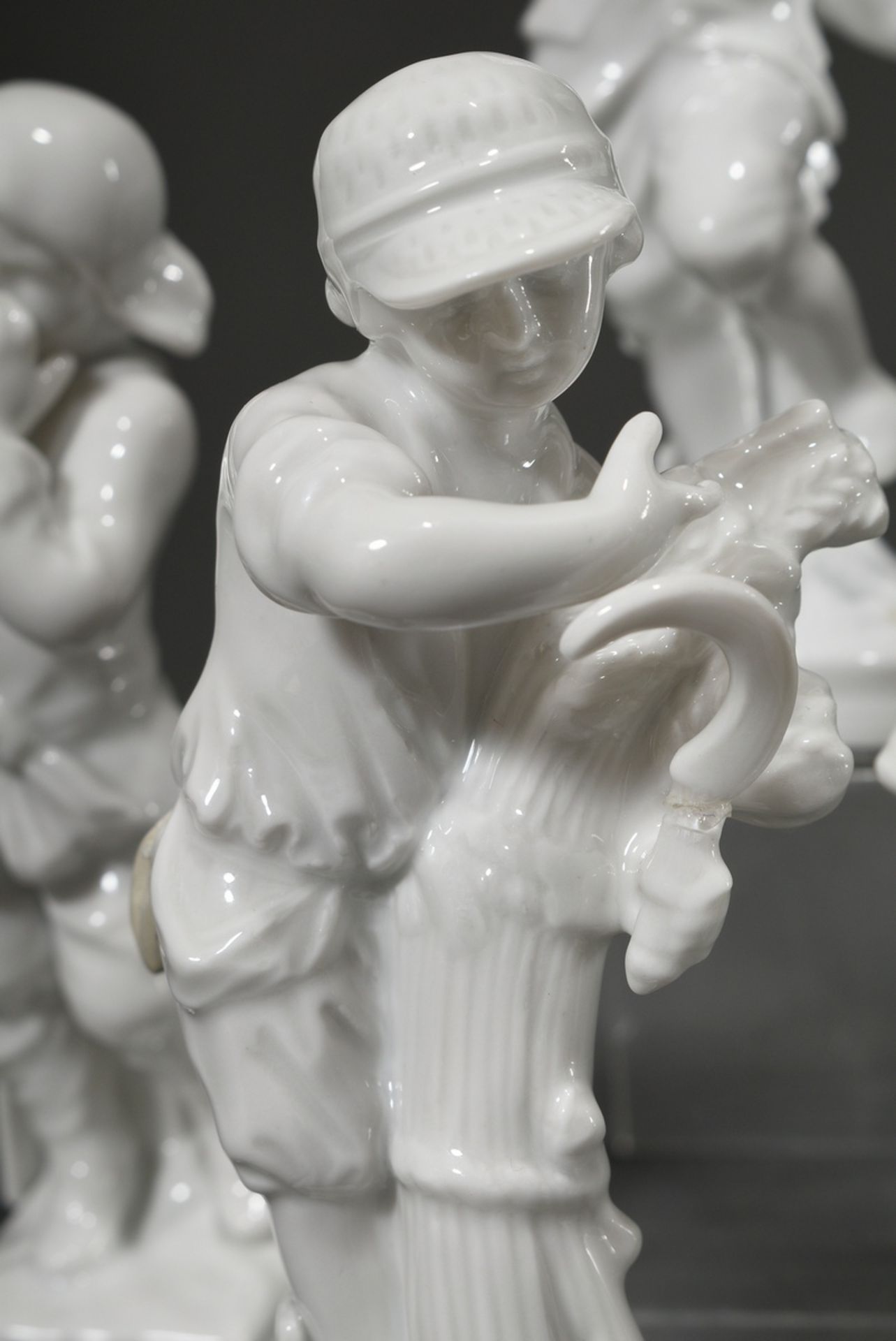 12 KPM porcelain "Zodiac" month figures, children as allegories of the zodiac signs resp. months wi - Image 5 of 6