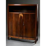 Art Deco Schrank in Art von Emile-Jacques Ruhlmann (1879-1933) mit sparsamer Intarsie „Winden“ und