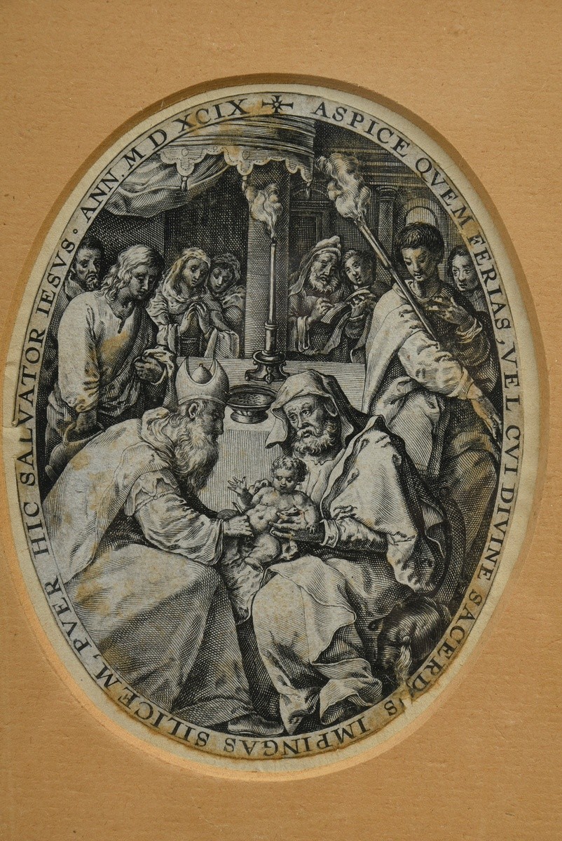 5 Passe, Crispijn I de (1564-1637) "Scenes from the Life of Christ" (Annunciation, Adoration of the - Image 3 of 7