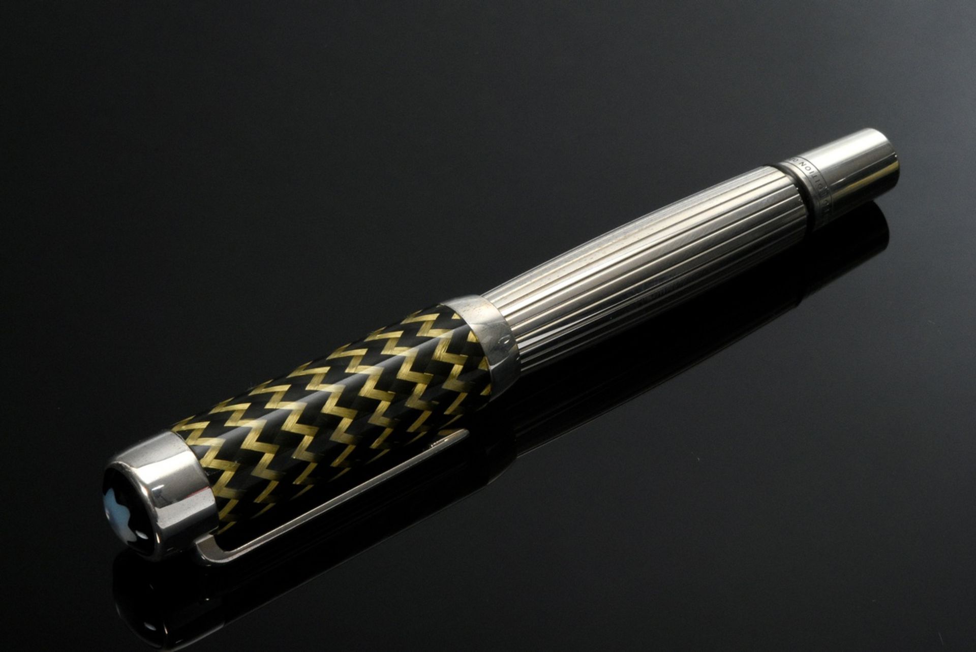 Montblanc piston fountain pen "Hommage à J. Pierpont Morgan" from the special edition "Patron of Ar - Image 4 of 6