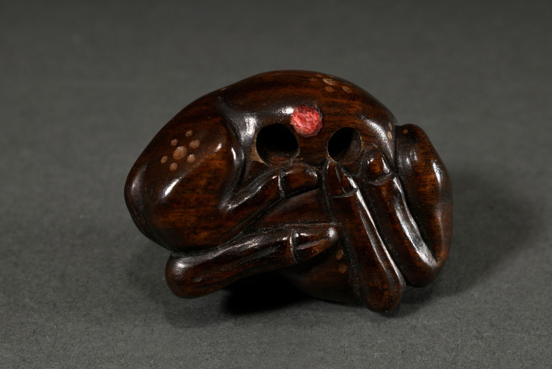 4 Various fine bamboo carvings: "Old Daoist sage with calabash", China, Qing period (h. 4.5cm, min. - Image 10 of 14
