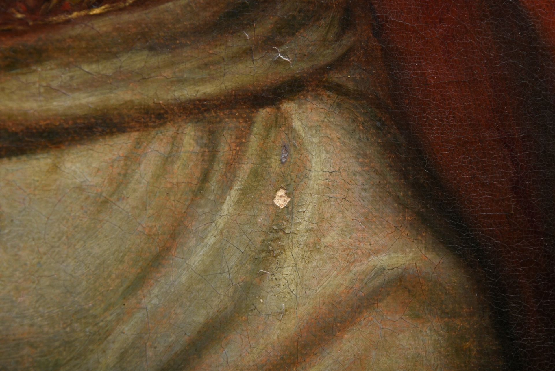 Unbekannter Künstler des 18.Jh. "Maria Magdalena entsagt allen irdischen Verlockungen", spiegelverk - Bild 7 aus 9