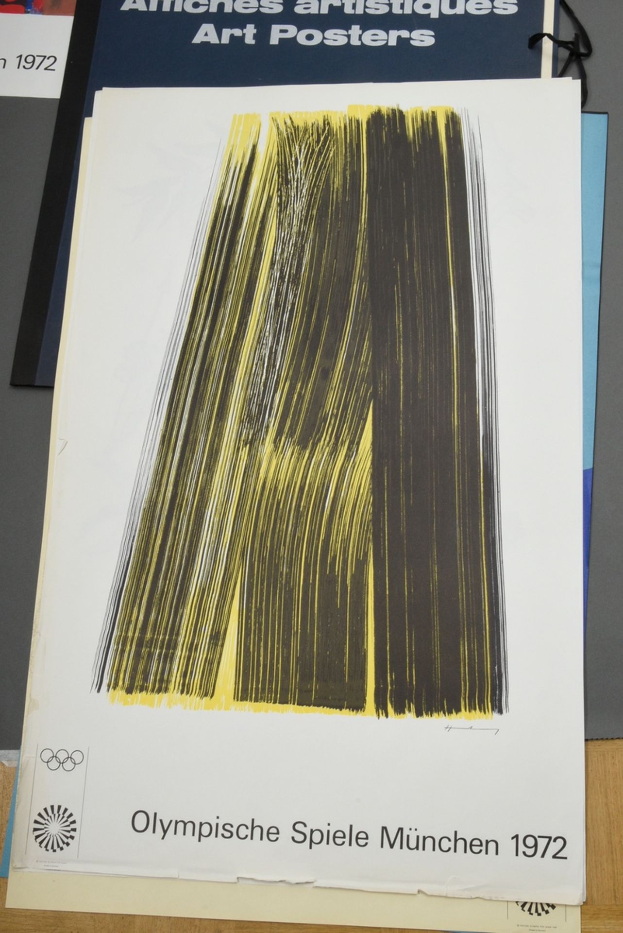 7 art posters "Olympic Games Munich 1972" (Oskar Kokoschka, Serge Poliakoff, Hans Hartung, Fritz Wi - Image 8 of 10