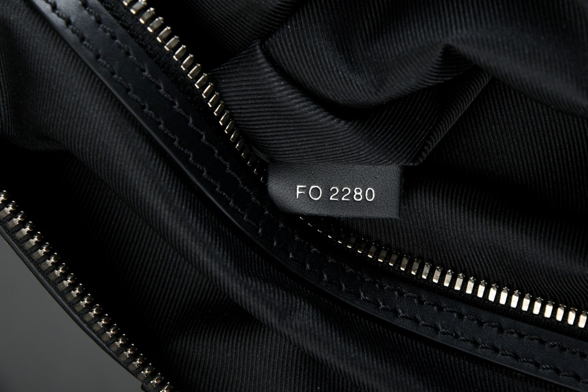 Louis Vuitton "Keepall 50" in Epi black, Damier graphite and raised Brand lettering on blue and whi - Image 9 of 9