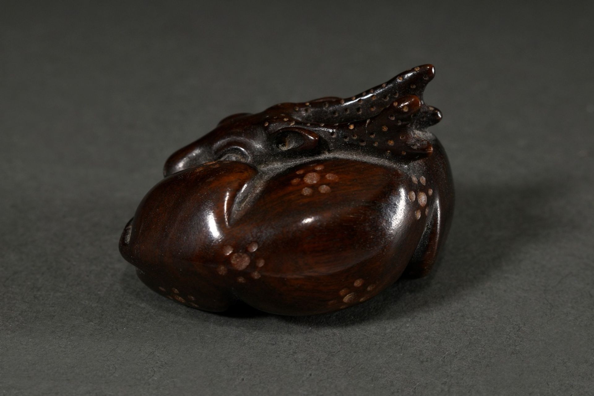 4 Various fine bamboo carvings: "Old Daoist sage with calabash", China, Qing period (h. 4.5cm, min. - Image 9 of 14