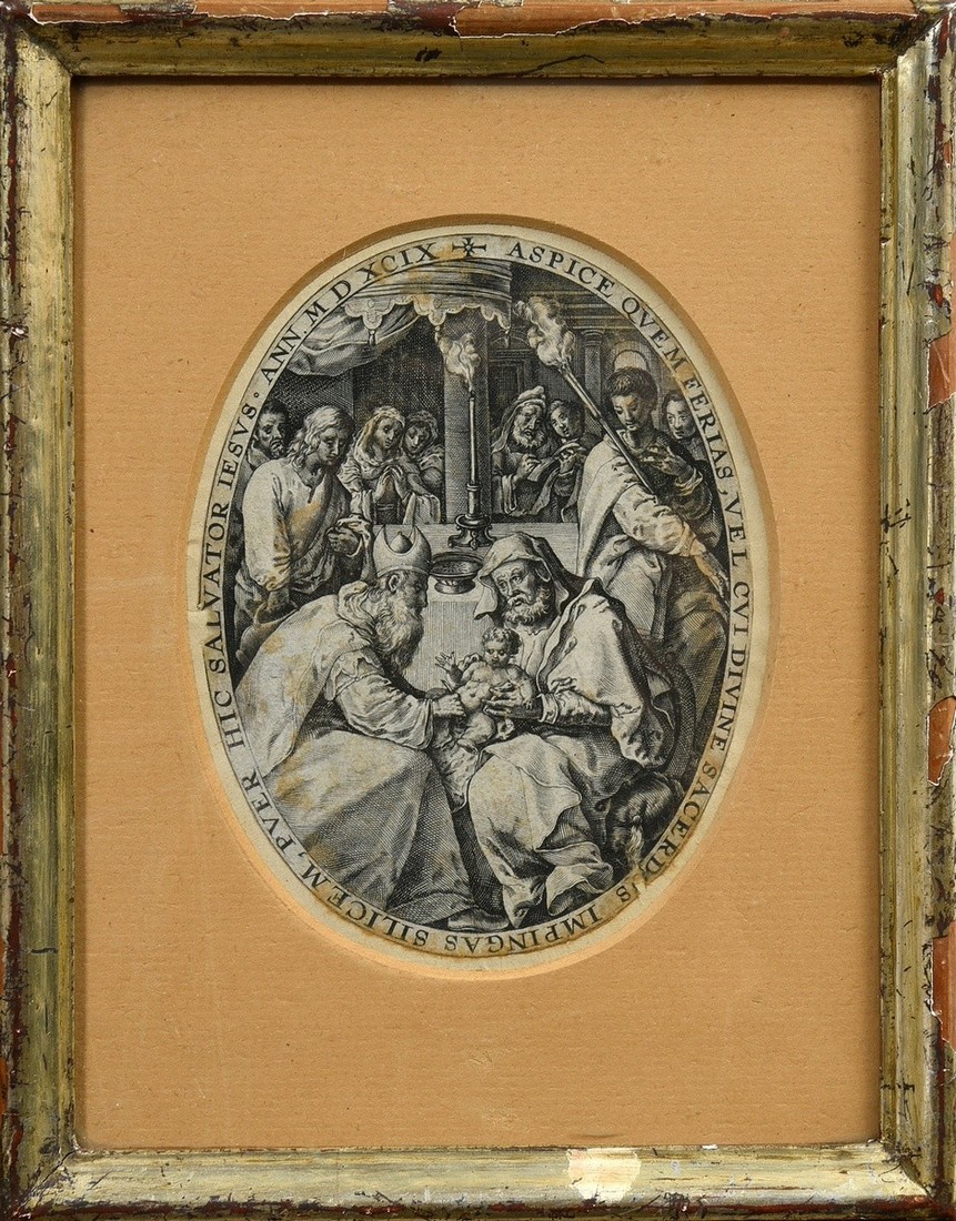 5 Passe, Crispijn I de (1564-1637) "Scenes from the Life of Christ" (Annunciation, Adoration of the - Image 7 of 7