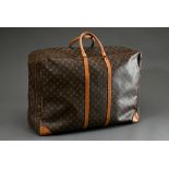 Louis Vuitton vintage "Sirius 70" softcase in monogrammed canvas with gold-coloured two-way zip, no