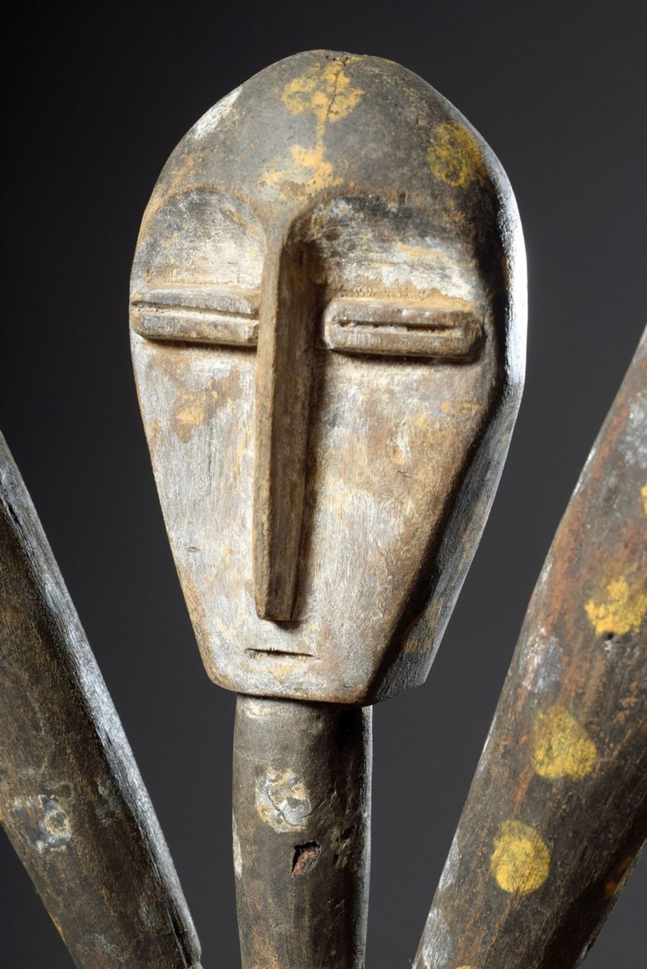 Large Lengola figure "Umbanga Nyama" representing the ancestor "Suway" (the large statues, also cal - Image 5 of 5