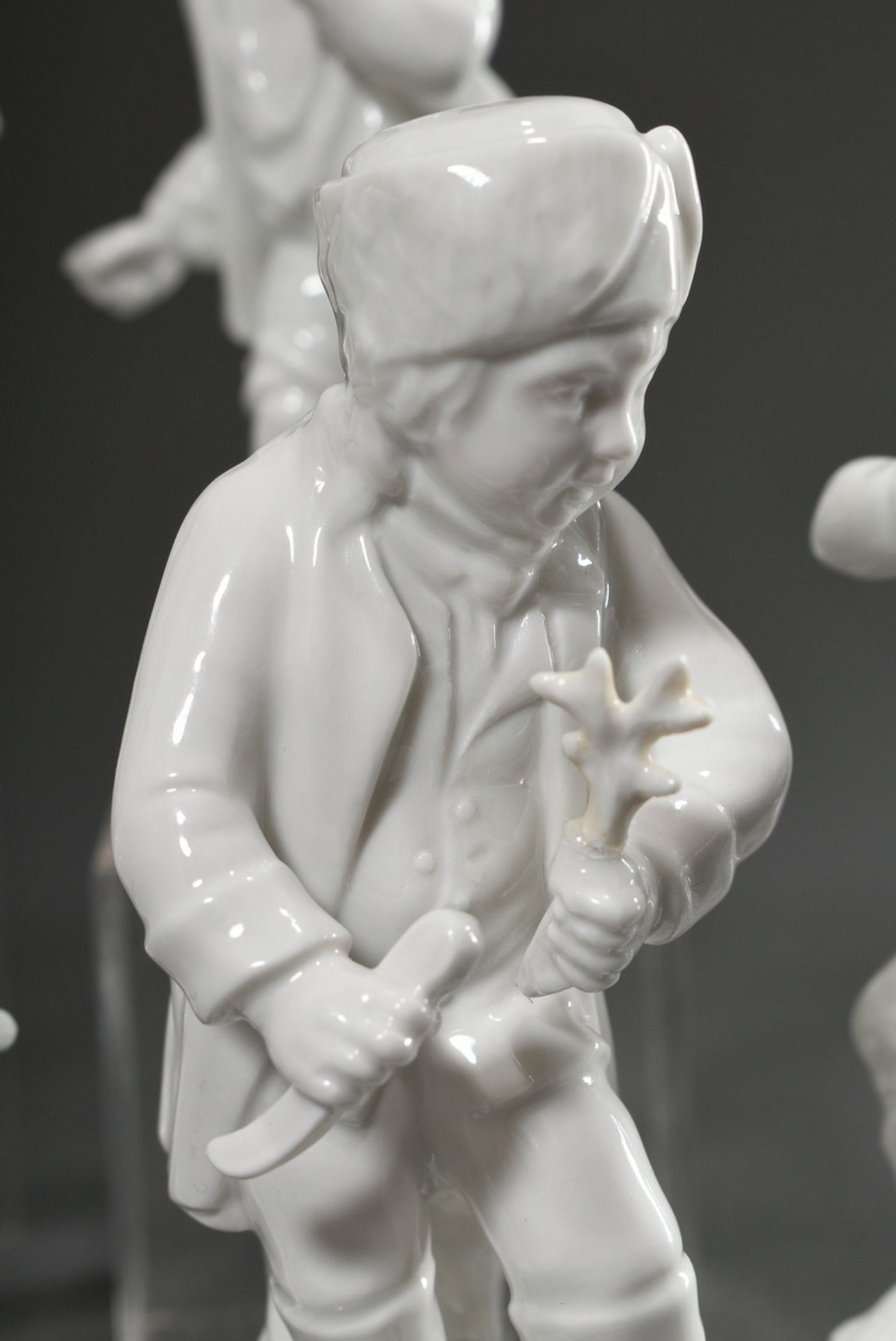 12 KPM porcelain "Zodiac" month figures, children as allegories of the zodiac signs resp. months wi - Image 4 of 6