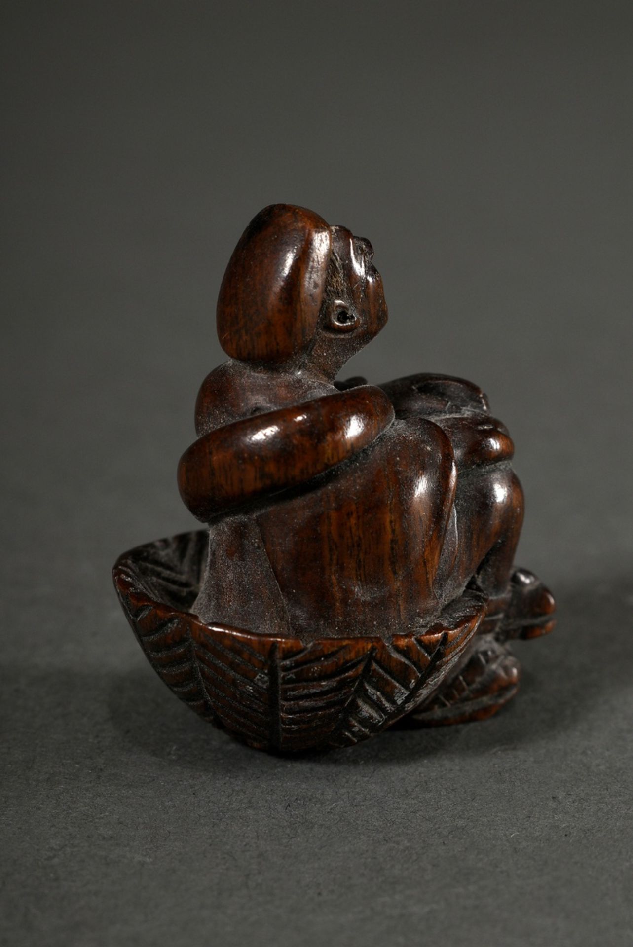 4 Various fine bamboo carvings: "Old Daoist sage with calabash", China, Qing period (h. 4.5cm, min. - Image 13 of 14