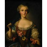 Unbekannter Maler des 18.Jh. nach Jean-Marc Nattier (1685-1766) "Portrait Madame Sophie" (Prinzessi