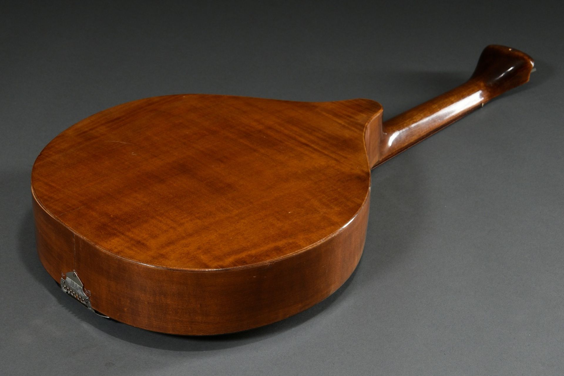 Hamburger Waldzither or Böhm-Cister, Germany 1st half 20th c., fan mechanism, spruce top, l. 67cm,  - Image 8 of 8