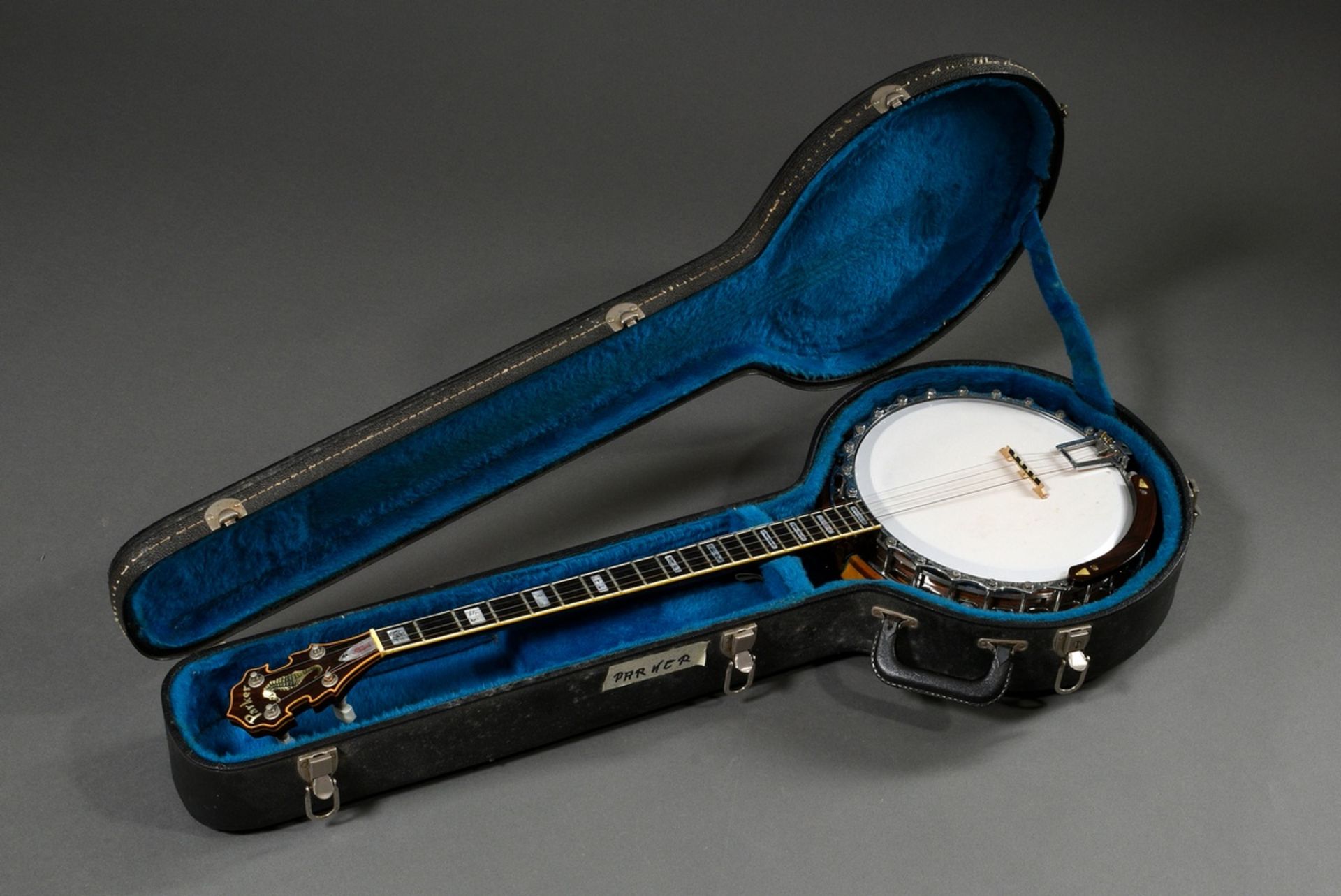 Plectrum banjo, Alf Parker, Cornwall / Great Britain, around 2000, serial number in the heel 377, c - Image 24 of 25