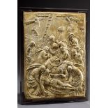 "Kreuzabnahme“ nach Guglielmo della Porta (ca. 1510-1577), großes Stucco Relief, 50x35,5cm (m.R. 54