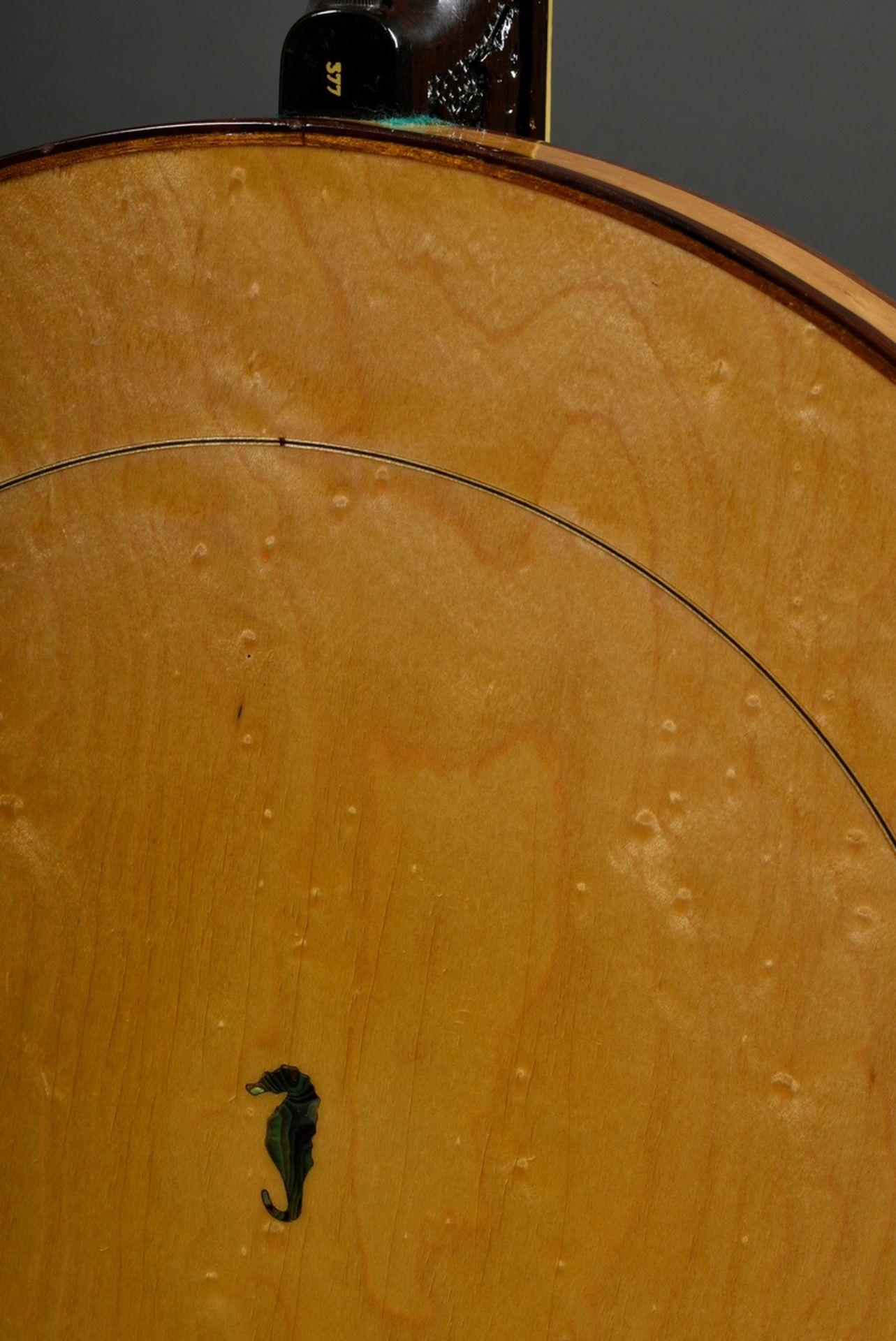 Plectrum banjo, Alf Parker, Cornwall / Great Britain, around 2000, serial number in the heel 377, c - Image 8 of 25