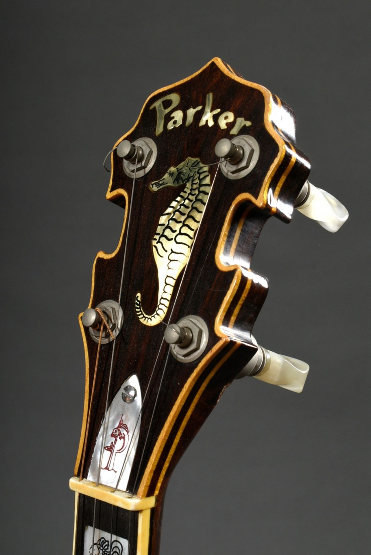 Plectrum banjo, Alf Parker, Cornwall / Great Britain, around 2000, serial number in the heel 377, c - Image 3 of 25