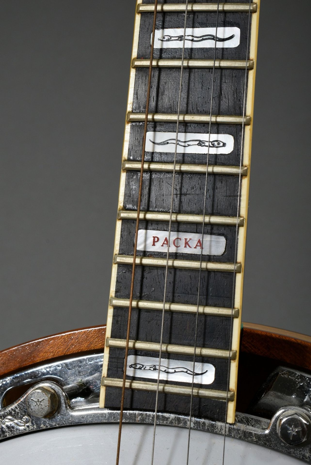 Plectrum banjo, Alf Parker, Cornwall / Great Britain, around 2000, serial number in the heel 377, c - Image 13 of 25