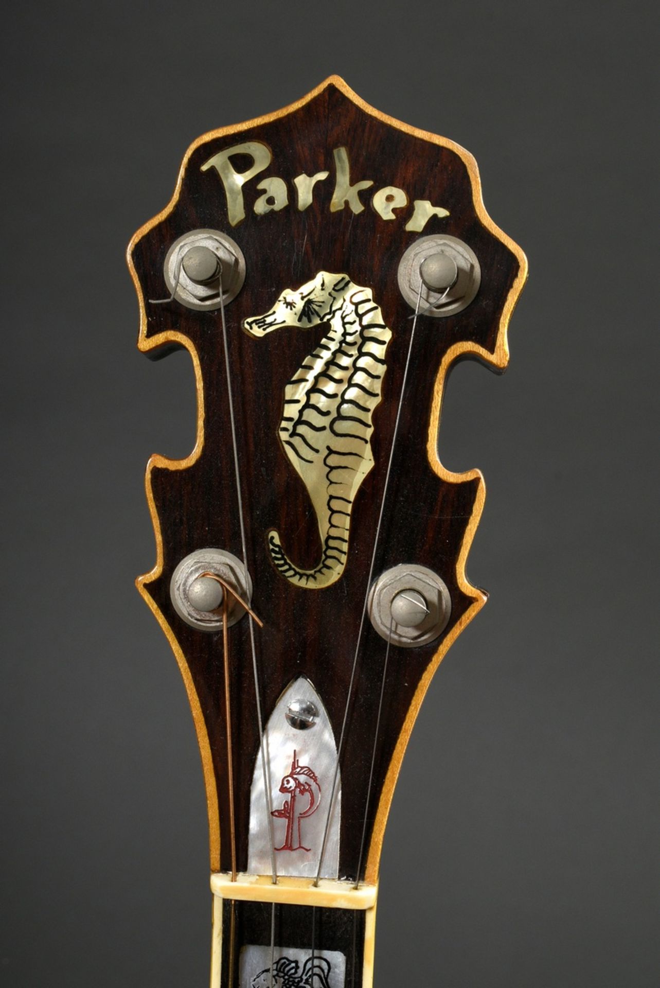 Plectrum banjo, Alf Parker, Cornwall / Great Britain, around 2000, serial number in the heel 377, c - Image 2 of 25