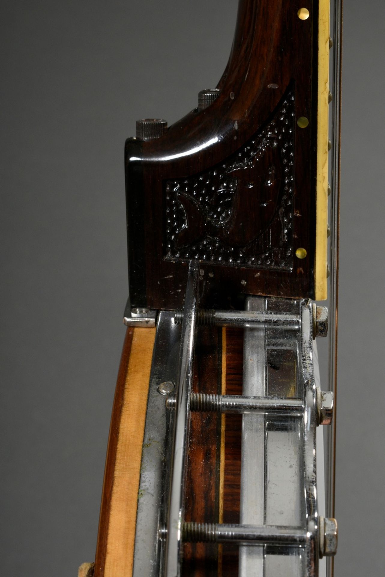 Plectrum banjo, Alf Parker, Cornwall / Great Britain, around 2000, serial number in the heel 377, c - Image 23 of 25