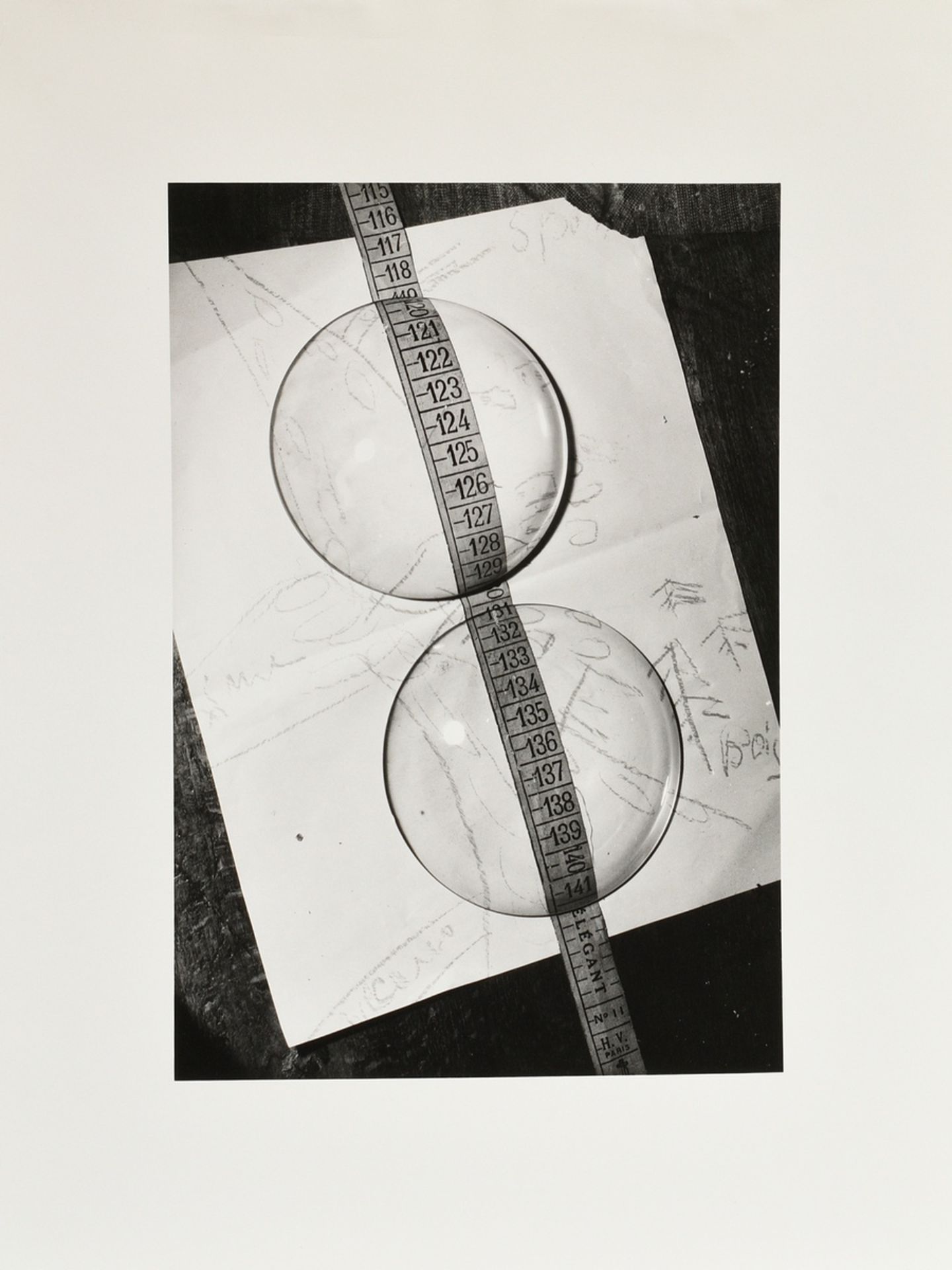 Schulze, Alfred Otto Wolfgang gen. Wols (1913-1951) "o.T." 1939/1998, photograph, pencil art, verso - Image 2 of 4