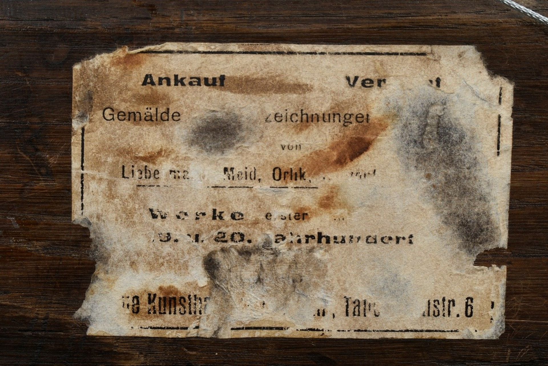 Jutz, Carl d. Ä. (1838-1916) "Enten und Küken am Hofteich", Öl/Holz, u.l. sign., 19,5x26cm (m.R. 32 - Bild 5 aus 5