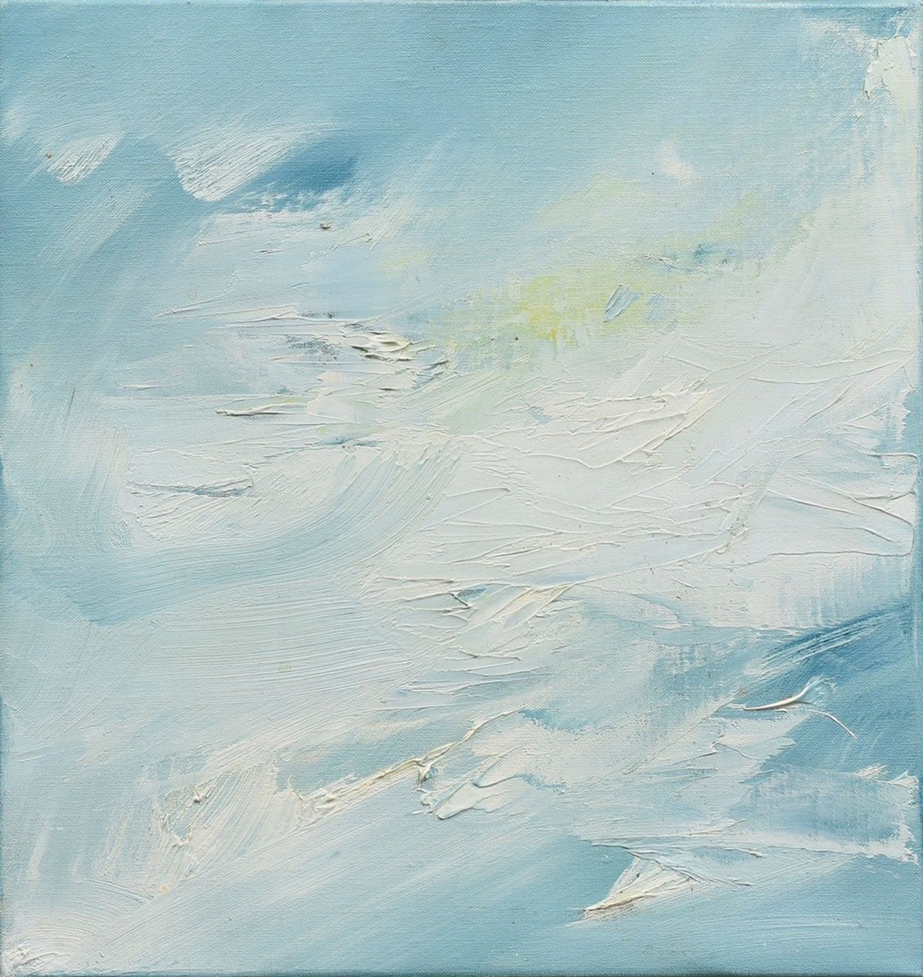 Kuckei, Peter (1938-2023) "Zummorgenlicht" 1984, oil/canvas, verso sign./dat./tit., 40x38cm
