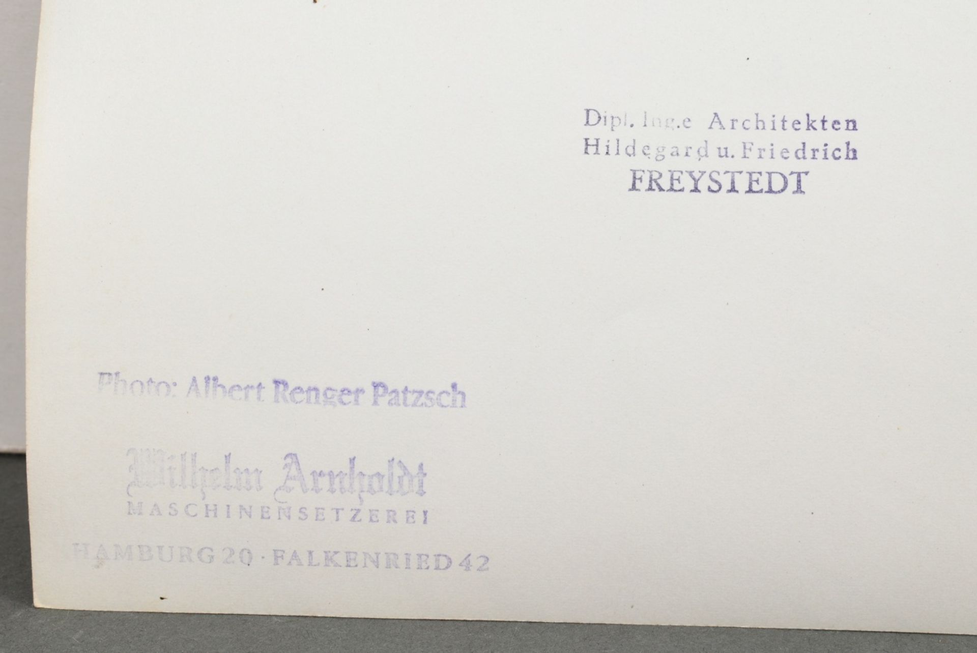 10 Renger-Patzsch, Albert (1897-1966) "Architekturstudien" (Beton- und Brückenbau), Fotografien, ve - Bild 3 aus 13