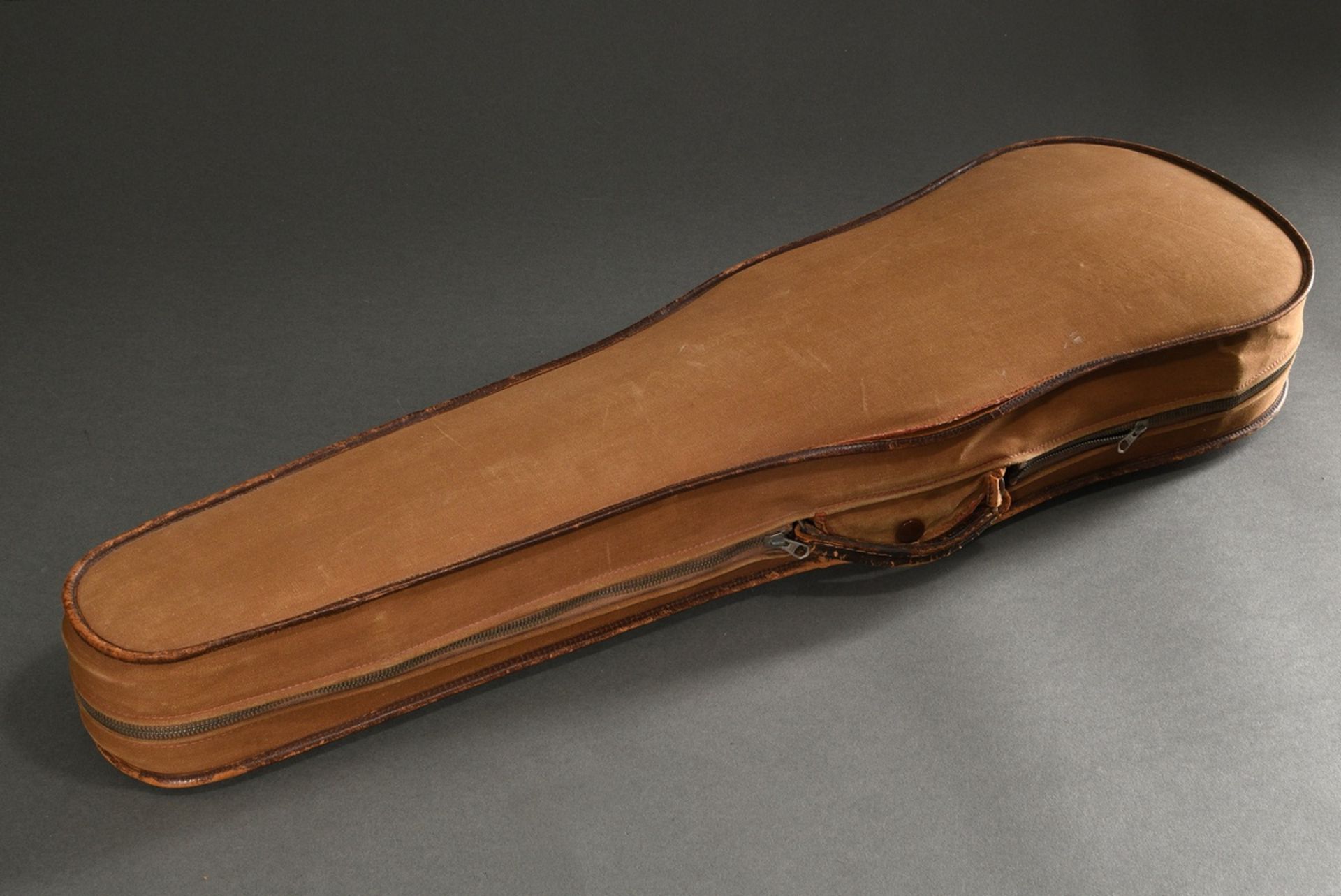 Geige oder Violine, deutsch 19. Jhd., Zettel innen "Leopold Widhalm Lauten- und Geigenmacher in Nür - Bild 17 aus 18