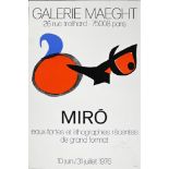 MIRÓ Joan "Plakat Galerie Maeght 1976"