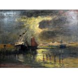 LUND Anker Niels "Marine bei Nacht"