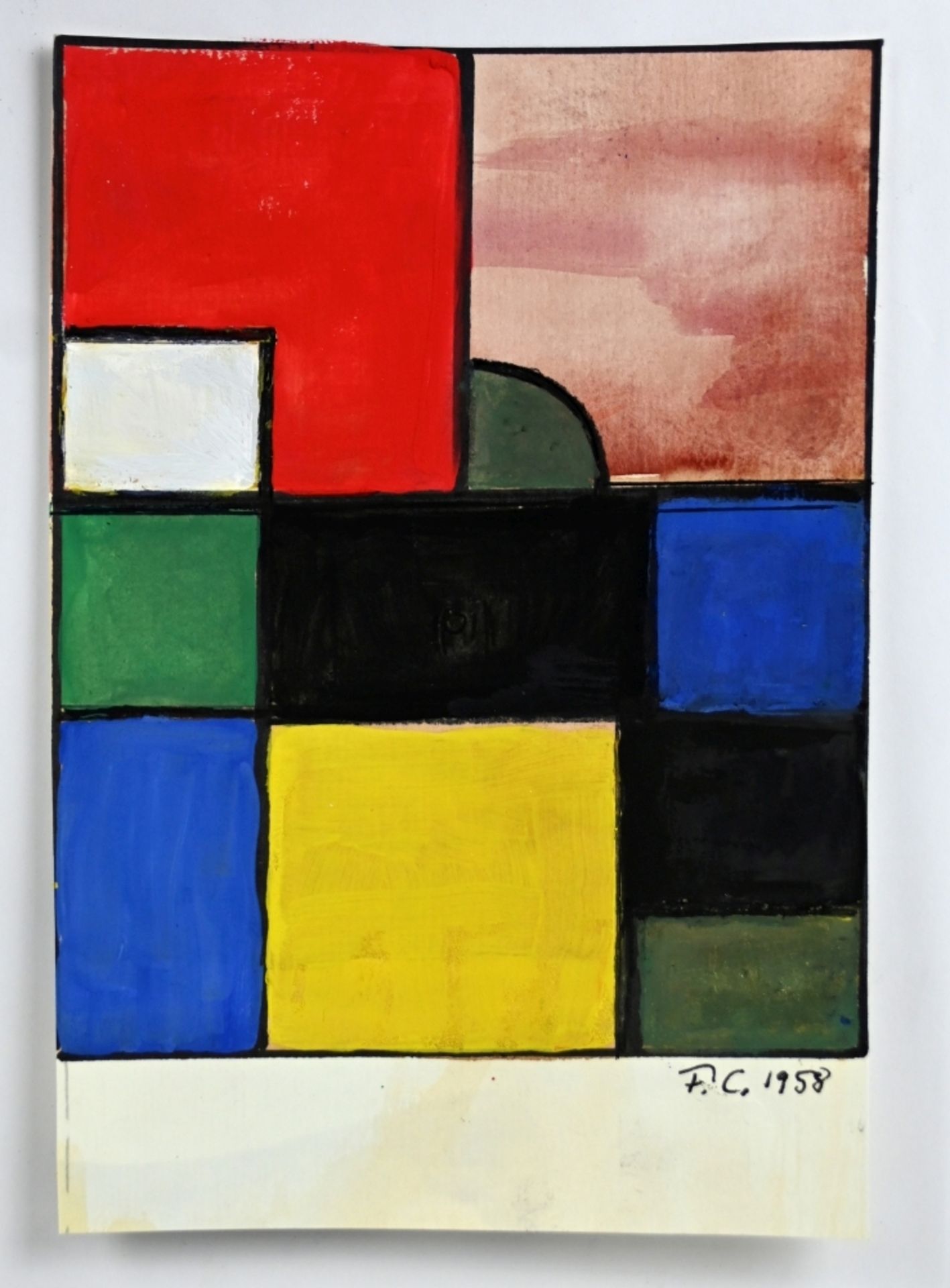 CLAUSEN Franciska "Quadrate und Rechtecke" - Image 2 of 3