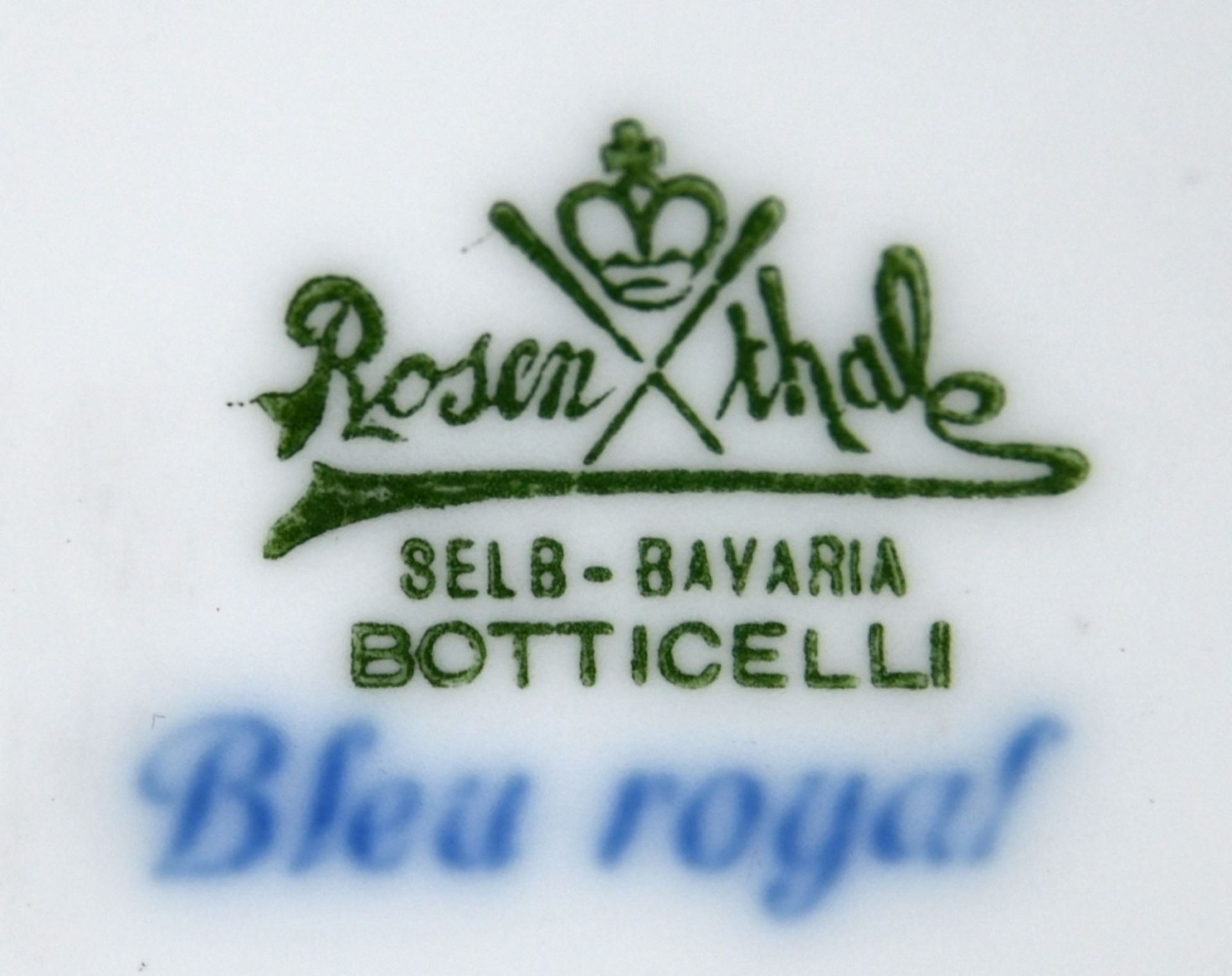 JUGENDSTIL-SPEISESERVICE Rosenthal "Bleu Royal" - Image 3 of 3
